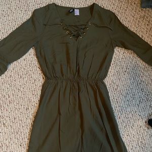 Army green dress